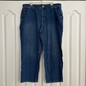 BANANA REPUBLIC Mid-Rise Barrel Jean - Color Blue - Size 34/18